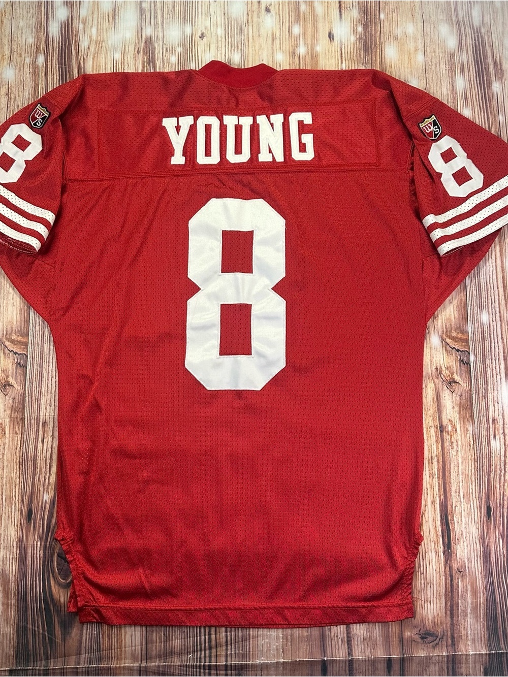 Vintage Wilson Pro Line San Francisco 49ers Steve Young #8 Sewn Jersey Size 48
